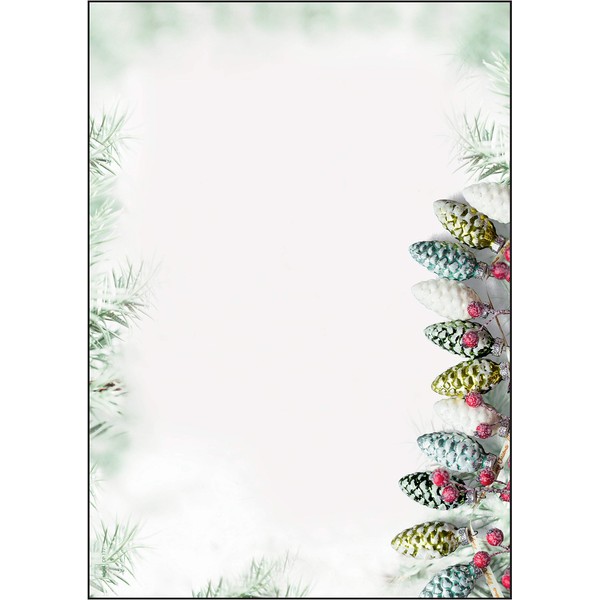 SIGEL DP177 Christmas writing paper "Christmas Garland", A4, 90 gsm,