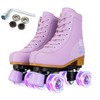 SilverTree Roller Skates for Women and Girls PU Leather High-top