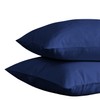 MOONLIGHT20015 Single Duvet Cover Navy Solid Soft Single Bedding Duvet