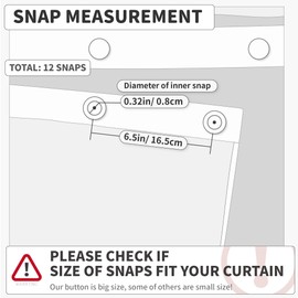 Barossa Design Long Fabric Snap-in Replacement Liner 70" W x 60" H - Hotel Style Removable Liner with Magnets, Machine Washable & Water Repellent - White, 70x60