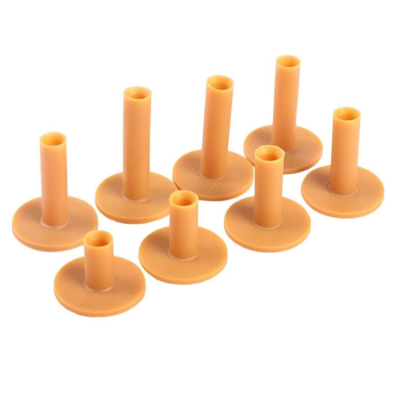 Alomejor Pack of 8 Tees Holder Durable Rubber Tees Driving