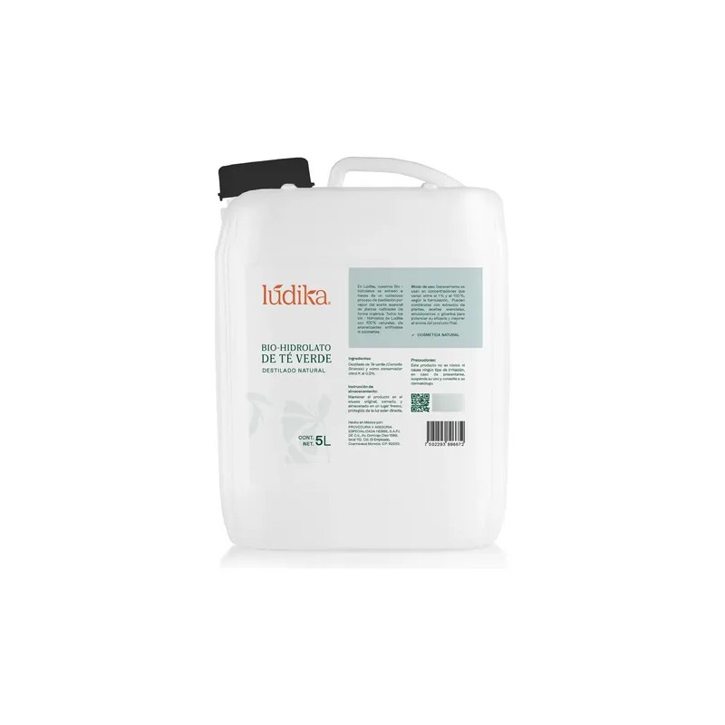 Hidrolato De Té Verde Facial Orgánico 5 L