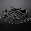 G-PLUS Silicone Radiator Coolant Tube Kit Clamps Compatible With 1996-2000
