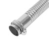 KAHCOP 20CM Stainless Steel Flexible Heater Vent Hose, Spiral Tube
