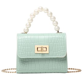 Small Toddler Crossbody Bags Purses for Little Girls,Crossbody Cute Princess Handbags Shoulder Bag for Kids Gift (Green)