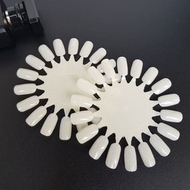 Nail Color Chart 20pcs Color Display Nail Art Practice Transparent 20pcs