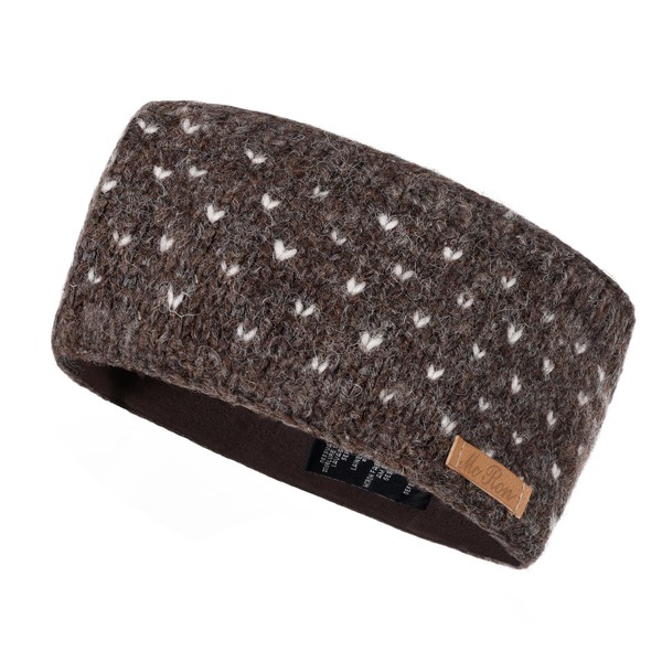 McRon Nadja 9198 Women's Lined Headband Natural Dark Brown