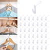 60pcs Clothes Hanger Connector Hooks,Hanger Clips,Hangers Space Saving,Hanger Hooks,Mini Cascading Space Saver Clothe Hanger Hooks