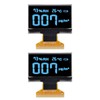 2Pcs Liquid Crystal Display Screen Module Organic Light Emitting Diode