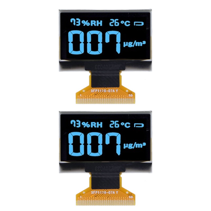 2Pcs Liquid Crystal Display Screen Module Organic Light Emitting Diode