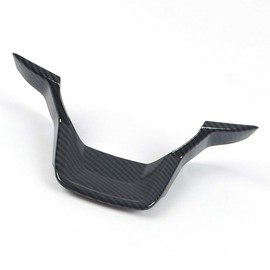 RUIHE 2pc Carbon Fiber Folor Steering Wheel Cover Trim Fit for Ford Explorer 2020 2021 2022 2023 2024 2025