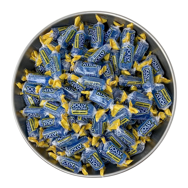 Jolly Ranchers Hard Candy 3lbs- All Blue Raspberry Individually Wrapped