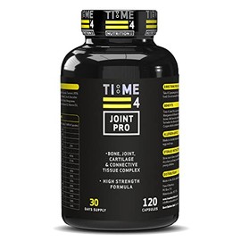 Time 4 Joint Pro â Joint Care Joint Health Supplements glucosamine and chondroitin high Strength Turmeric, 120 x Capsules, 30 Days Supply, Bone, Joint, Cartilage & Connective Tissue Complex