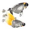 Penguin Couple Ornament Desktop Crafts Collection Decor Penguin Jewellery Storage