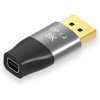 Mini DP Female to DisplayPort Male 8K Adapter 1.4 Bidirectional