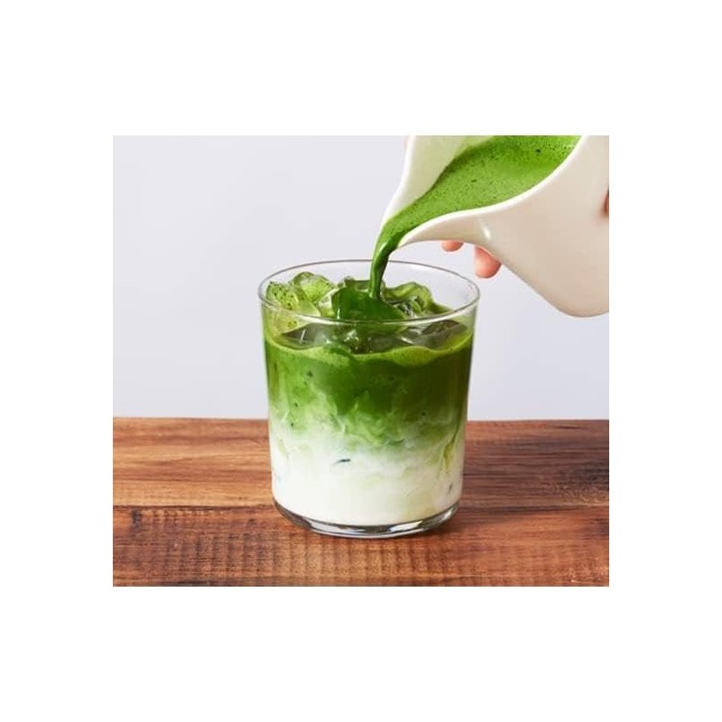 Tsuboshi Seicha Honpo Uji Matcha Latte Made with Milk, 3.5