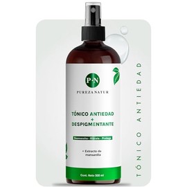 PUREZANATUR Tnico Antiedad manchas Hidratante facial reductor de pigmentacin  Tnico antiedad que rehidrata, protege y rejuvenece tu piel con efecto...