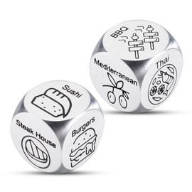 Gag Gifts for Men Women, Santa Swap Gift Exchange Dice, Stocking Stuffers for Adults Men Women, White Elephant Gifts, Wedding Gifts Ideas, Food Dice for Couples, Anniversary Valentines Day Gifts