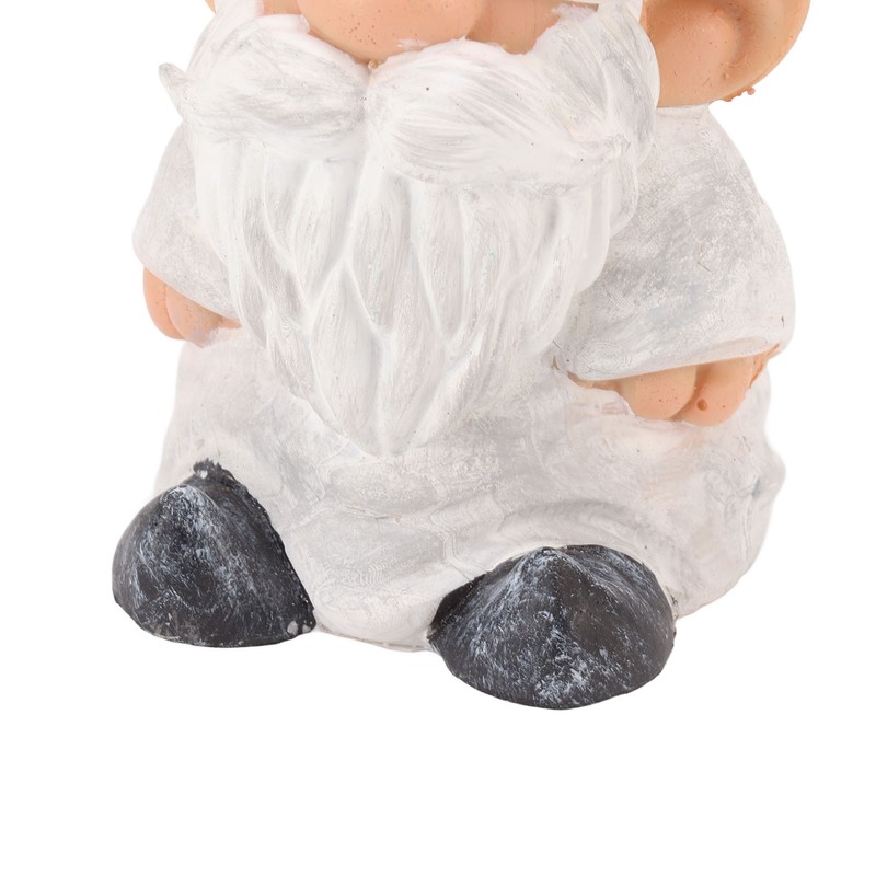 Garden Gnome Resin Structure Stable Bottom Retro Style Gnome Figurine