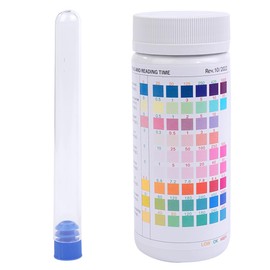 ieron 9 in 1 Water Quality Test Strips 100 Pieces Test Paper for Aquarium Testing Iron Copper Nitrite, Chlorine, Total Hardness, Total Alkalinity