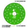 JTEX 4-1/2" Rock Slab Grinding Disc for Angle Grinder, 7/8"