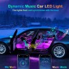Unbranded Car Interior Lights RGB Car Ambient Under Dash Lights