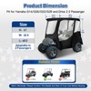 NOKINS 600D Waterproof Golf Cart Deluxe Enclosure for Yamaha G14/G26/G22/G29/Drive