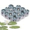 Grey Blue Scented Tealight Candles - Pack of 30 Scented