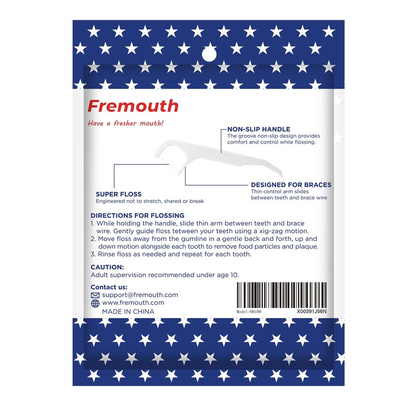 Fremouth Upgraded Orthodontic Flossers for Braces - Ortho Dental Floss