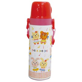 306323/monsuiyu/Rub A Dub Dub] R. Lightweight Way Stainless Bottle (Music Note/rabuadabudabu/Kids/Junior/Water Bottle/Outings/Lunch/Gift/Present