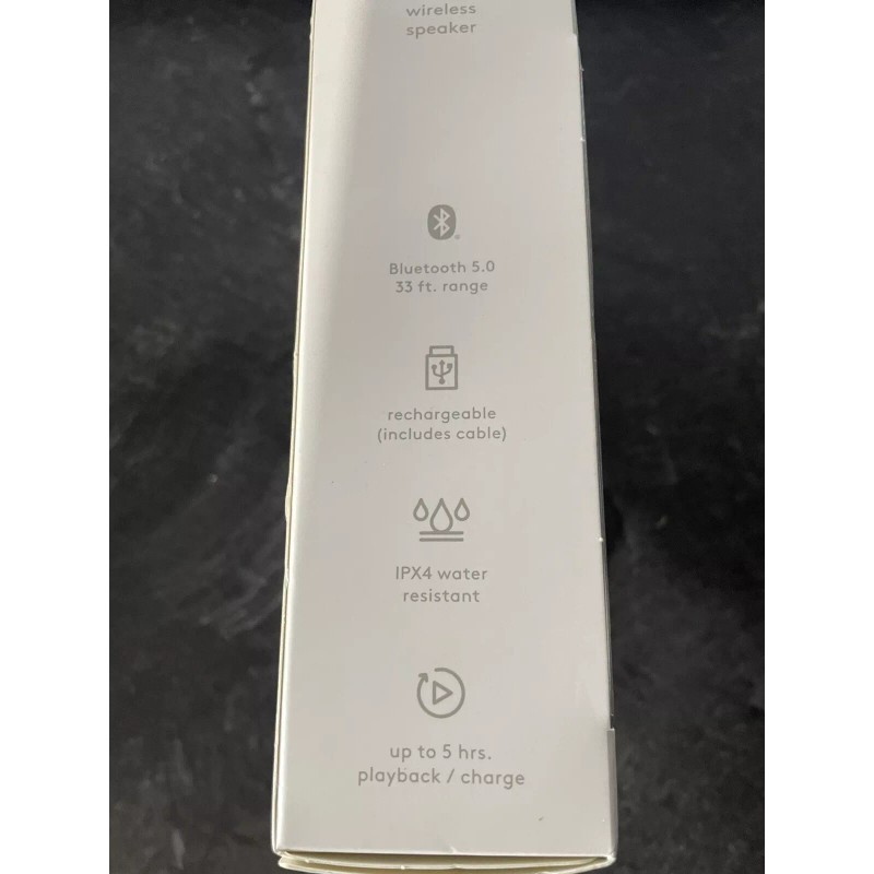 Heyday Portable Round Bluetooth Wireless Speaker Coral