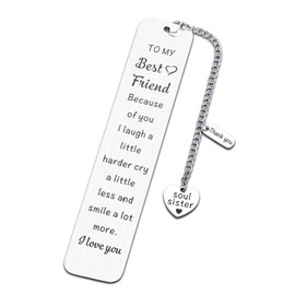 Stress Relief Gifts for Women- Anxiety Relief Gift for Best Friends Valentines Days for Women Book Mark for Reading Women Book Club Gift for Bestie Book Lover Gifts for Soul Sister Birthday Gifts