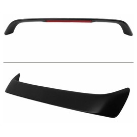 VIOJI 1pc Trunk Spoiler Wing Lip Rear Side ABS Plastic Black Unpainted Painted with 3Rd Brake Lamp for Honda for Civic Si 1996-2000 2002-2008 HC962SILED-a