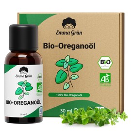 Emma Grün® Organic Oregano Oil Essential Oils [100% Natural Pure] - Orgeano Oil - Food Quality - Aroma Oregano Oil Organic - Premium Essential Oil High Dose & Versatile - From Greece