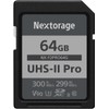 Nextorage UHS-II V90 64GB SDXC SD Card, Max Read Speed