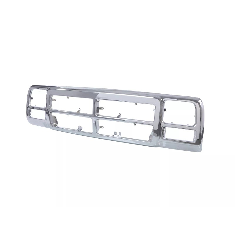 Perfit Liner Chrome Grille Shell Fit 91-93 Dodge D/W Series