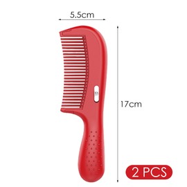 2 Pieces of Plastic Comb, Scalp Massage Comb, Hair Care Comb, Creative Design Comb, Hair Styling Tools.