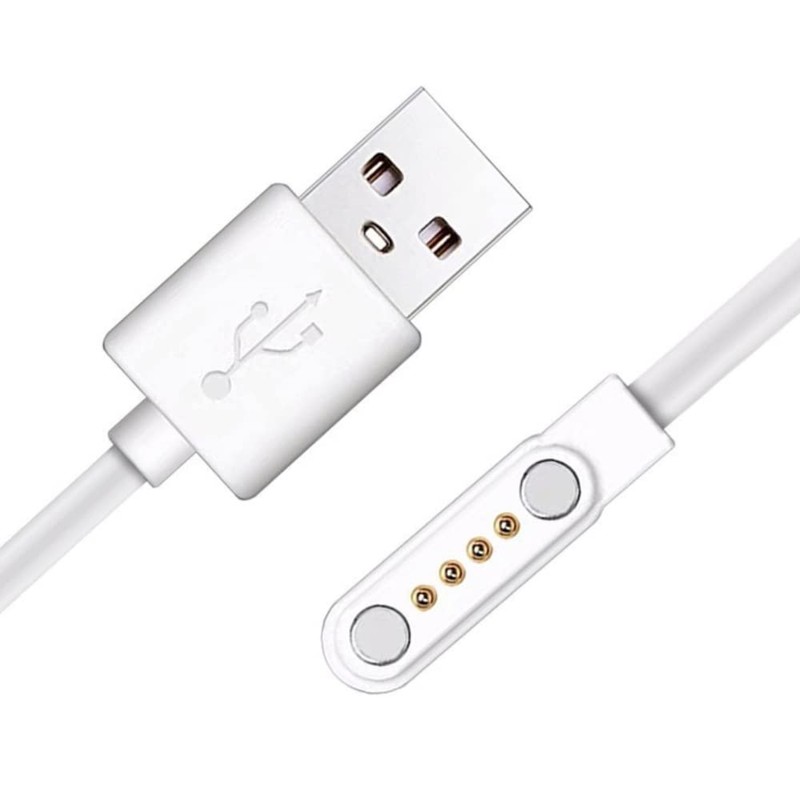 Poemtian Magnetic Charging Cable Smartwatch Magnetic Data Cable 4 Pin