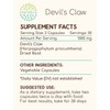 Devil's Claw 60 Capsules, 500 mg, Devil's Claw (Harpagophytum Procumbens)