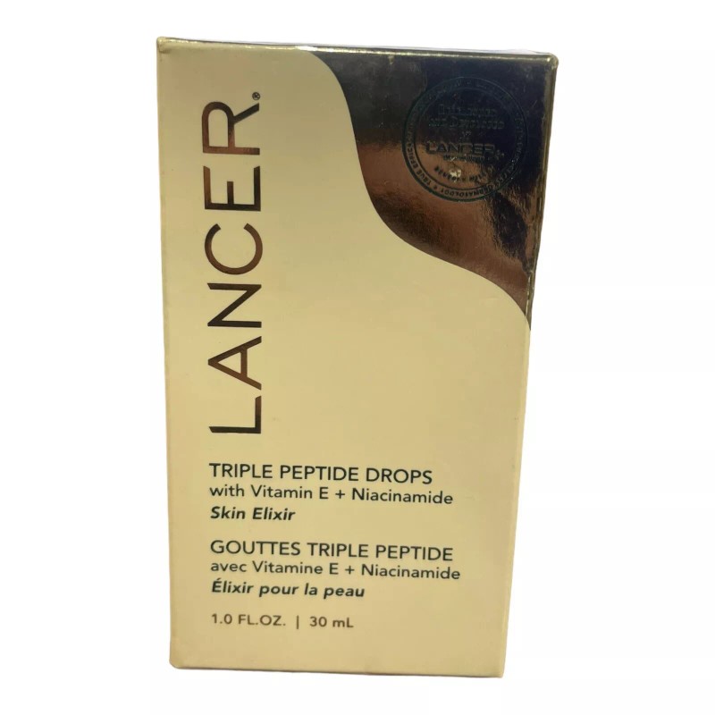 Lancer Triple Peptide Drops with Vitamin E + Niacinamide 1oz