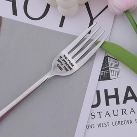 Inspirational Funny Fork Gift for Daughter Son Christmas Birthday Gifts for Men Women Sister Brother Get Well Soon Gifts for Friend BFF Friendship Gift for Boys Girls Friends Forks