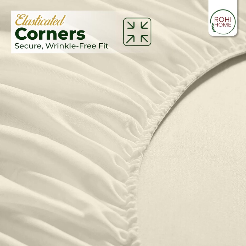 Rohi 40cm Deep Microfibre Small Double Fitted Sheet – Comfy