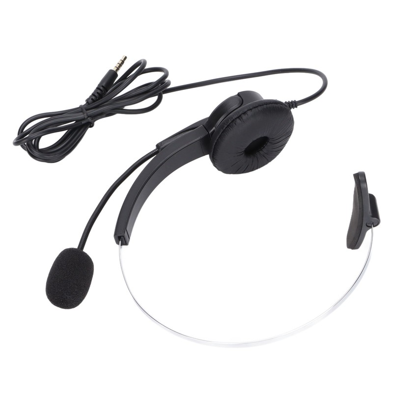 USB Headset 3.5mm Computer Headphone with Microphone Noise Cancelling for