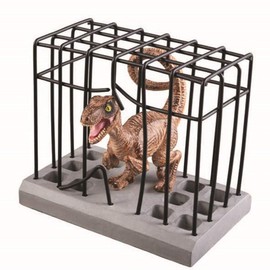 Setocraft Motif. DINOSAUR Cage Stationery Stand (Velociraptor) SR-4803