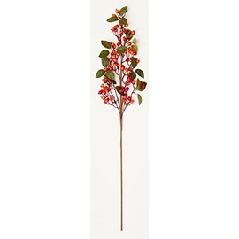 Worth Imports 31" Fall Berry Spray, Red/Orange, Set of 3