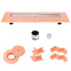 24 Inch Linear Drain Compatible with Schluter Systems Kerdi-Line with