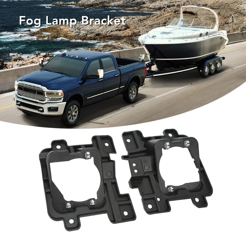 2PCs Fog Lamp Bracket 68449383AA Foglight Mounting Support Replacement for