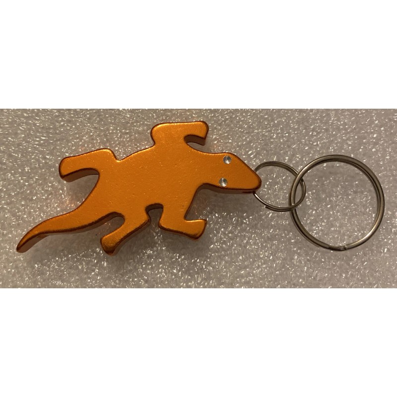 Kona Brewing Co ~ ORANGE ~ Gecko Key Chain Bottle