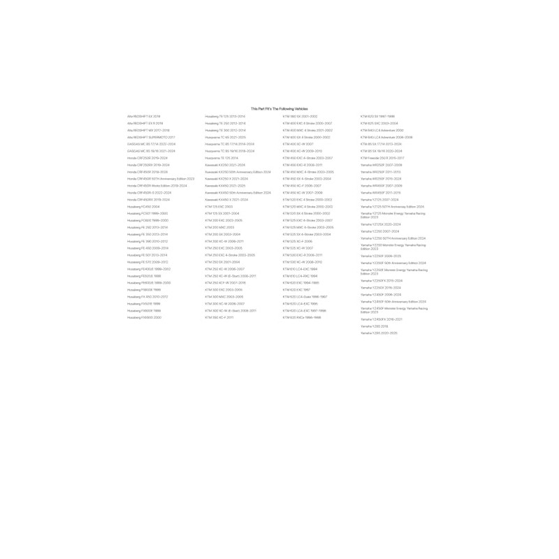 Tusk Handlebar Risers 1 1/8" Bars, 30mm Height For KTM