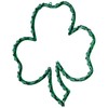 Lighted St. Patrick's Day Irish Shamrock Window Silhouette - 17"